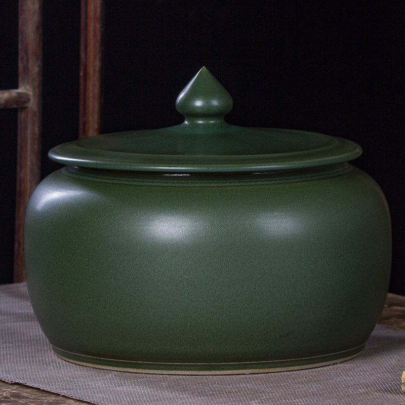 米缸陶瓷带盖 景德镇茶叶缸 米桶水缸油缸10斤15斤储物罐防潮防虫,厨房/烹饪用具,米桶/米缸,淘宝优惠券,粉丝福利购,淘宝优惠卷