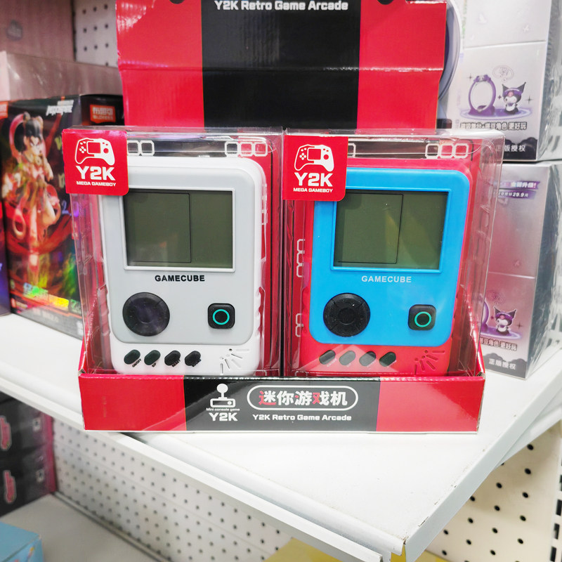 美澌嘉怀旧经典游戏机奕欣俄罗斯方块坦克大战掌上迷你款益智玩具