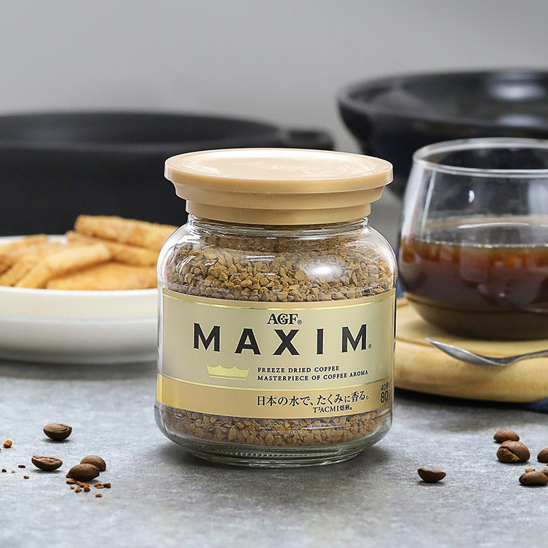 Japan AGF Maxim Maxim Bodybuilding Instant Black coffee 80g Gold cansin the Coffee/Oatmeal/Chongyin , Instant coffee/Coffee beans/Powder , Instant coffee  category - from Buy2taobao.com to provide professional Taobao agent buy service