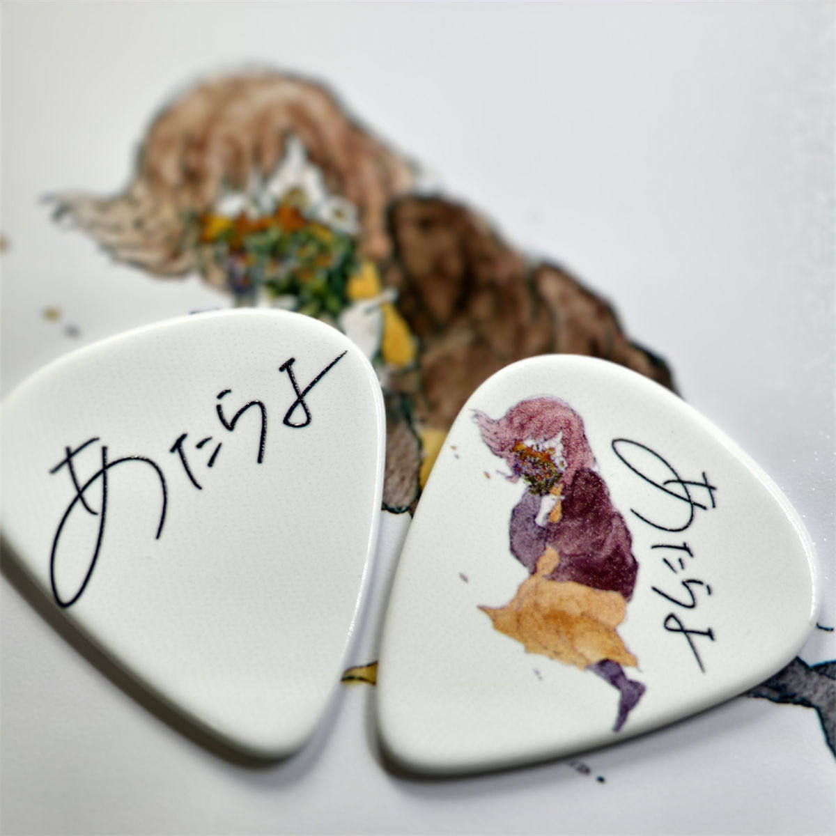 可惜夜 あたらよ 吉他拨片 日本流行摇滚乐队atarayo电贝斯周边