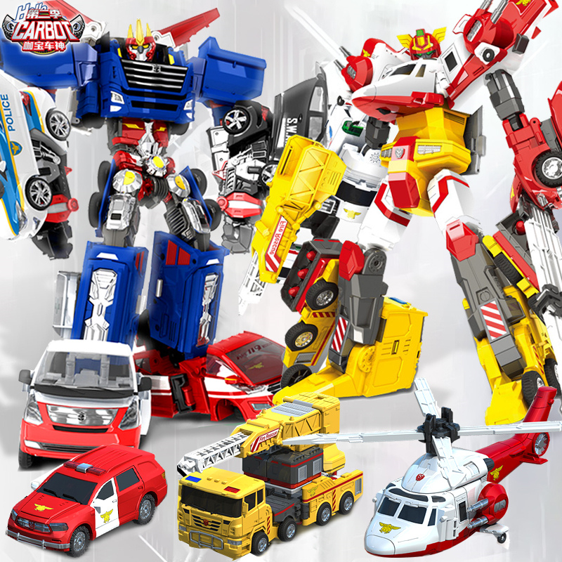 咖宝车神救援巨人变形汽车机器人