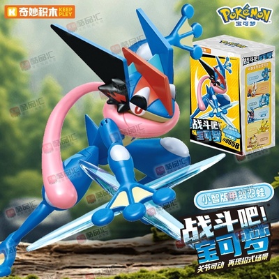 奇妙积木宝可梦小智版甲贺忍蛙