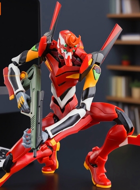 布鲁可二号机积木人手办拼装模型初号机2号机布鲁克eva机甲玩具男