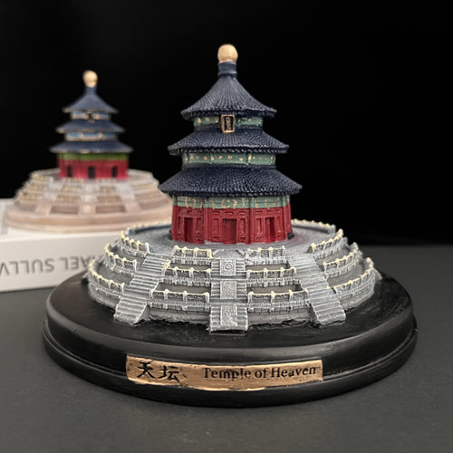 立体长城天坛模型祈年殿摆件水晶球出国礼品北京特色旅游纪念品