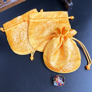 织锦缎丝绸双层锦囊首饰袋饰品福袋香包空袋荷包小物件收纳袋礼物