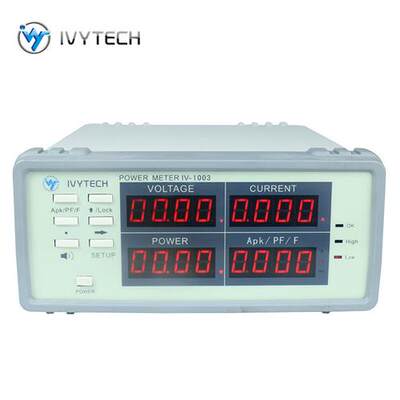 IVYTECH小电流功率计IV-1003待机功耗电参数测试仪高精度单相 IV-