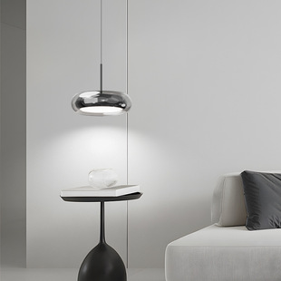 意式 极简卧室床头小吊灯现代简约设计师创意餐桌吧台艺术玻璃灯具