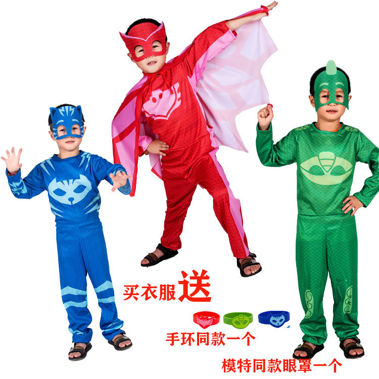 睡衣小英雄服装猫小子服装