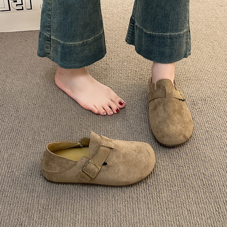 春秋软舒适平底勃肯鞋女2026早新款一脚蹬软底全包博肯单鞋0121z,女鞋,勃肯鞋/软木鞋,淘宝优惠券,粉丝福利购,淘宝优惠卷