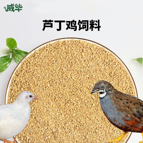 芦丁鸡食物鹌鹑蓝胸中大小鸡雏鸡开口下蛋产蛋育雏专用粮食鸡饲料