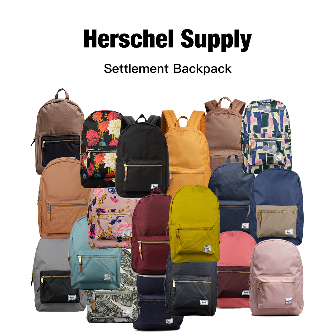 包邮 Herschel Settlement 大号金属拉链双肩包 箱包皮具/热销女包/男包 双肩背包 原图主图