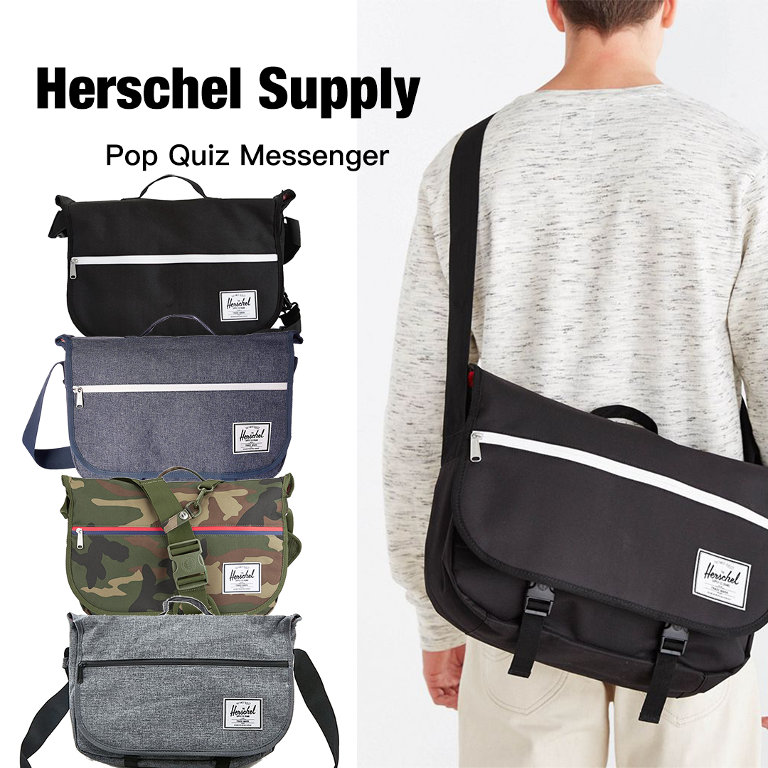 台湾直发 Herschel Pop Quiz Messenger  单肩包信使包斜挎包