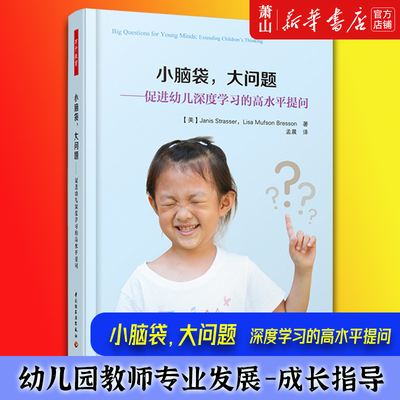 小脑袋大问题 促进幼儿深度学习的高水平提问 万千教育 学前教育幼儿行为观察记录思维能力 学前儿童社会家庭健康教育书籍 轻工
