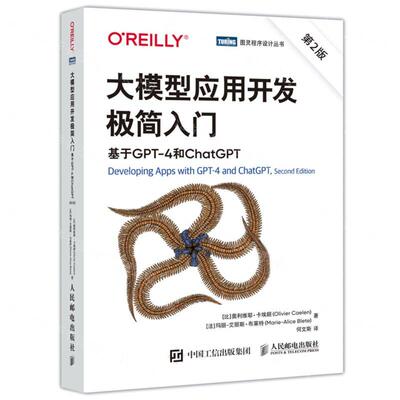 新华正版 大模型应用开发极简入门附小册子基于GPT4和ChatGPT第2版图灵程序设计丛书 畅销书 图书籍