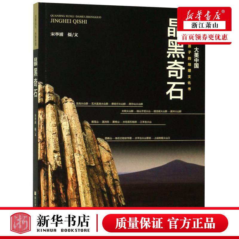 新华正版 晶黑奇石全景巡礼大美中国 宋举浦摄影宋举浦 少儿百科 少儿百科词典 浙江少儿 浙江少年儿童 图书籍图片