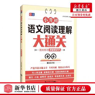 新华正版 小升初语文阅读理解大通关 编者:上海元远教育 同济大学
