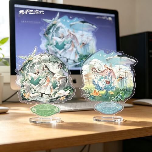 奇喵君的故事周边花庭絮语系列自制高颜值亚克力立牌色纸新品