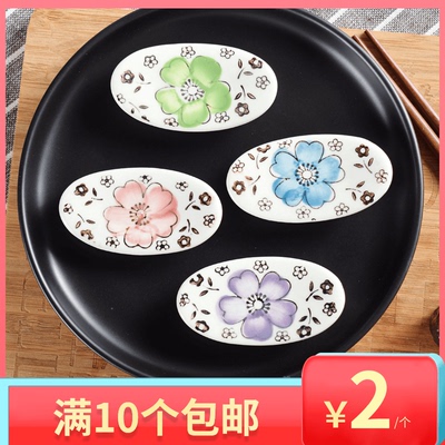 家用小勺创意精致陶瓷筷托餐具