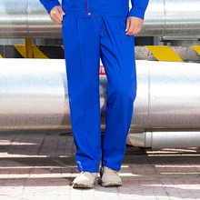 加油站工作服裤子防静电中国蓝色石化石油工作裤燃气耐磨春秋工裤