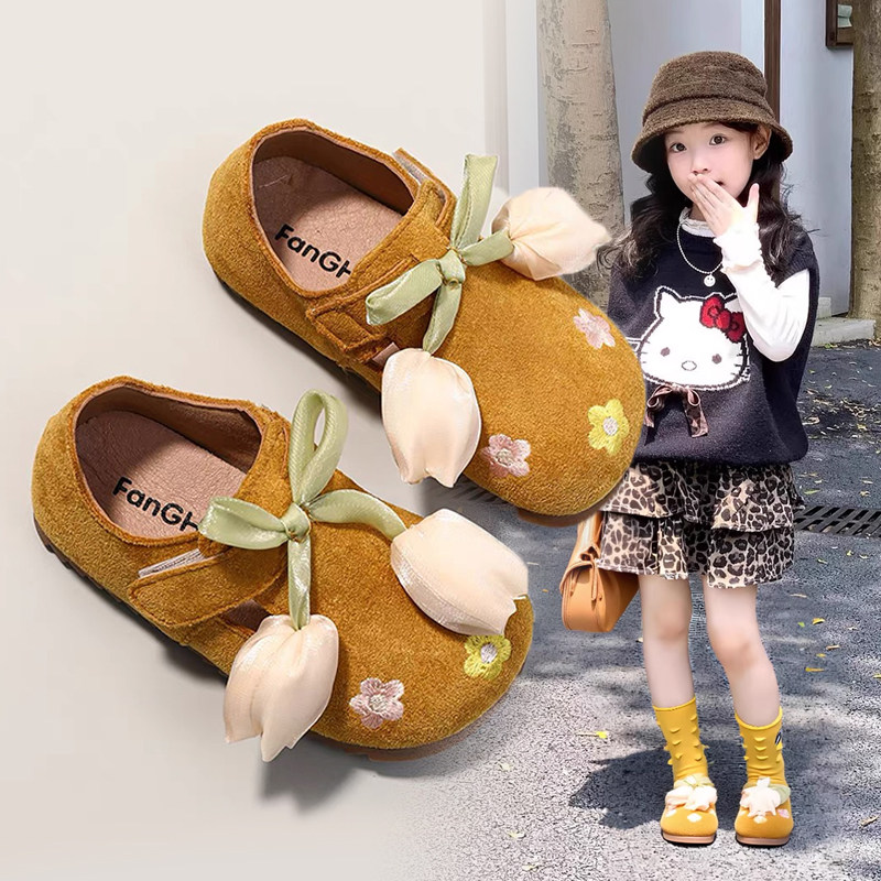 女童皮鞋2026春季新款软底公主鞋宝宝勃肯鞋豆豆鞋儿童郁金香鞋子,童鞋/婴儿鞋/亲子鞋,皮鞋,淘宝优惠券,粉丝福利购,淘宝优惠卷