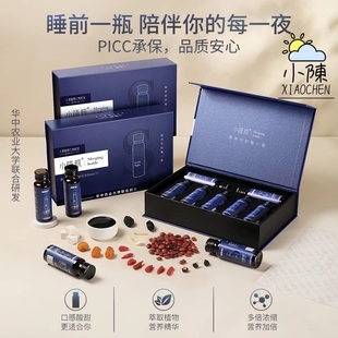 福东海 小睡瓶 人参酸枣仁枸杞原浆350ml 8种原材原液 熬夜常备