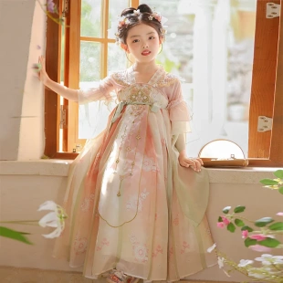 2025新款 連衣裙原創超仙高端漢服女孩時尚 漢元 素古風襦裙代發 夏季