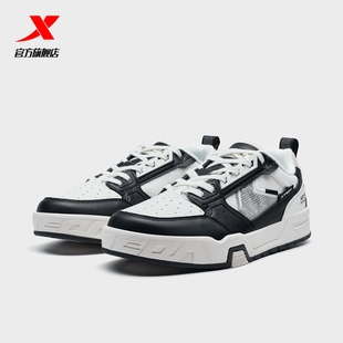新款 2024夏季 透气板鞋 休闲鞋 976319310013 特步天脊Ⅳ 运动鞋 男鞋