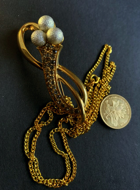 胸针两用多功能钯金独家孤品项链