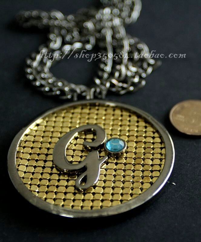 简单大气LOGO 超质感长链毛衣链 [欧美复古独家孤品/满100包邮]