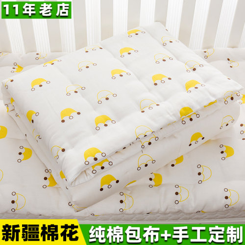 棉花儿童被子幼儿园棉被午休春秋