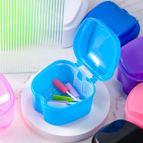 保持器假牙盒带滤网环保材质