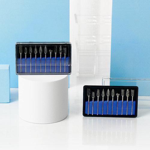 牙科钨钢抛光合金磨头技工收纳盒