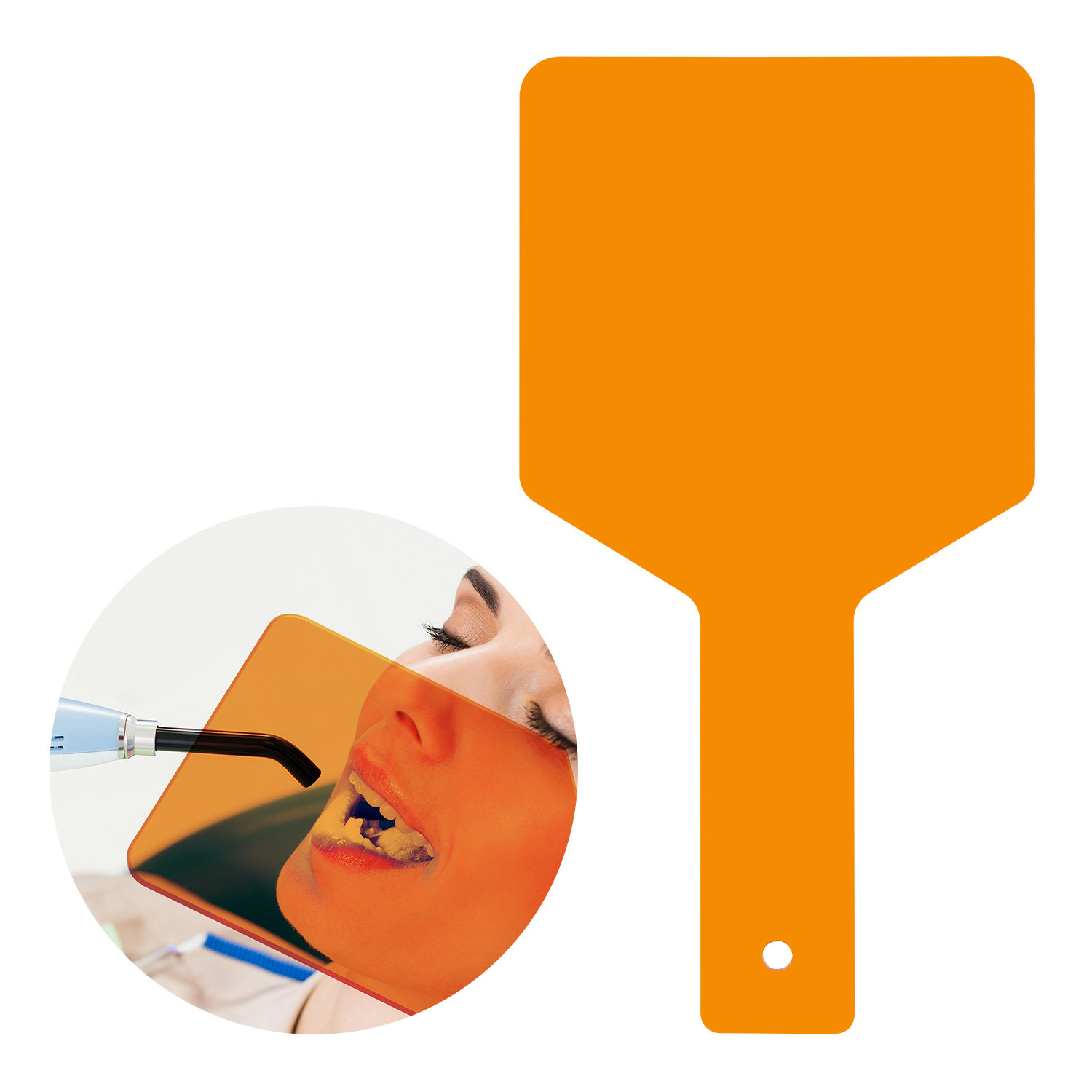 牙科遮光板 光固化挡光板 遮光护眼 齿科光固化机 护目挡板护眼镜