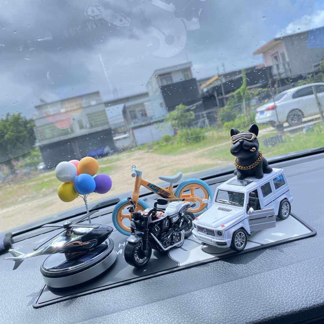 网红创意可爱飞机摩托摆件香薰