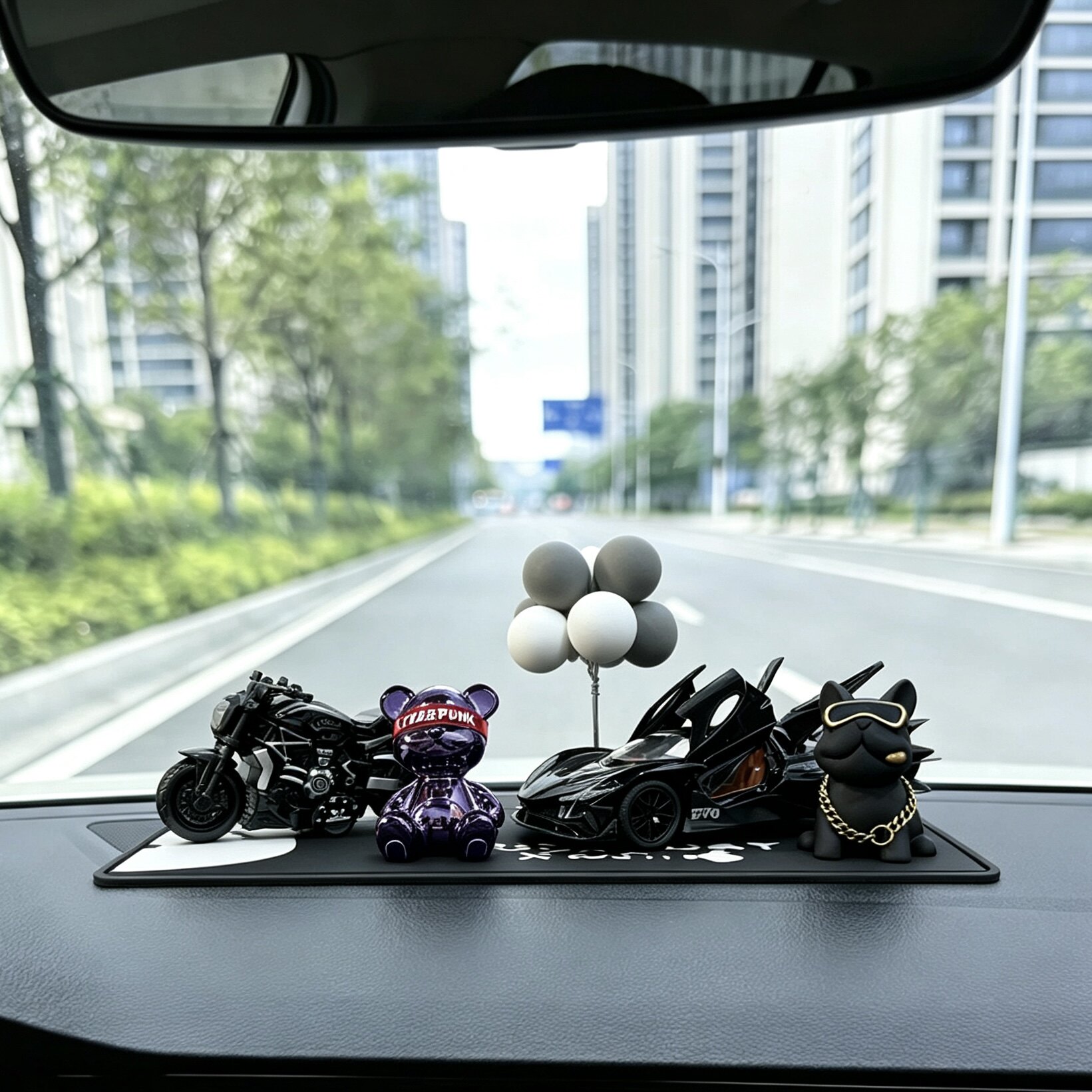 创意摩托车合金车中控台车载摆件