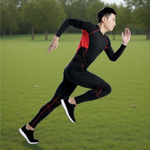 健身衣服跑步长袖速干篮球大码