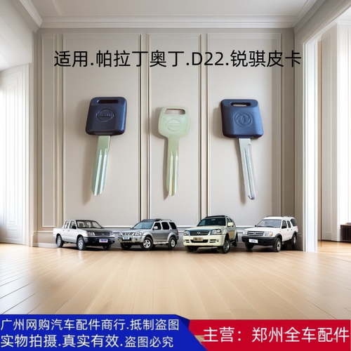 郑州汽车配件帕拉丁皮卡钥匙胚
