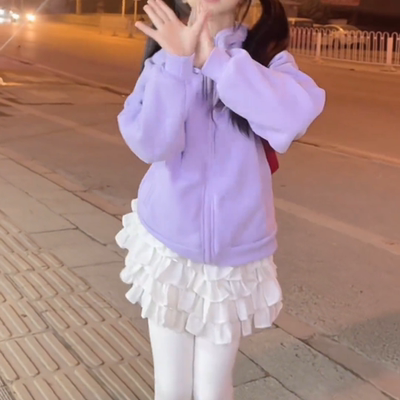 儿童拉链外套冬装宝宝2025新款衣服韩版童装男童加厚卫衣卫裤套装