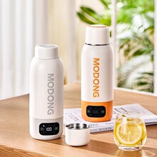 摩动电热水杯旅行便携式316烧水壶真空保温小型110/220v电压600ml