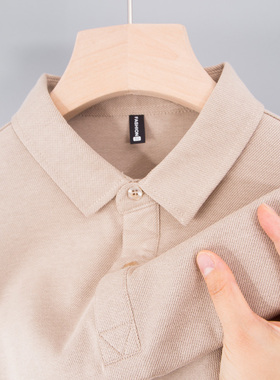 中年男士polo衫短袖t恤冰丝时尚poor爸爸夏装半袖plol上衣服体恤