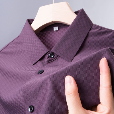 祥奈衬衫领长袖商务休闲