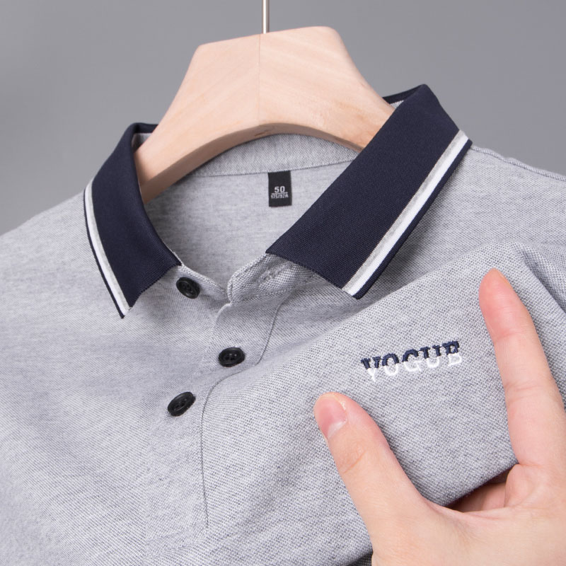 爸爸短袖polo衫显年轻