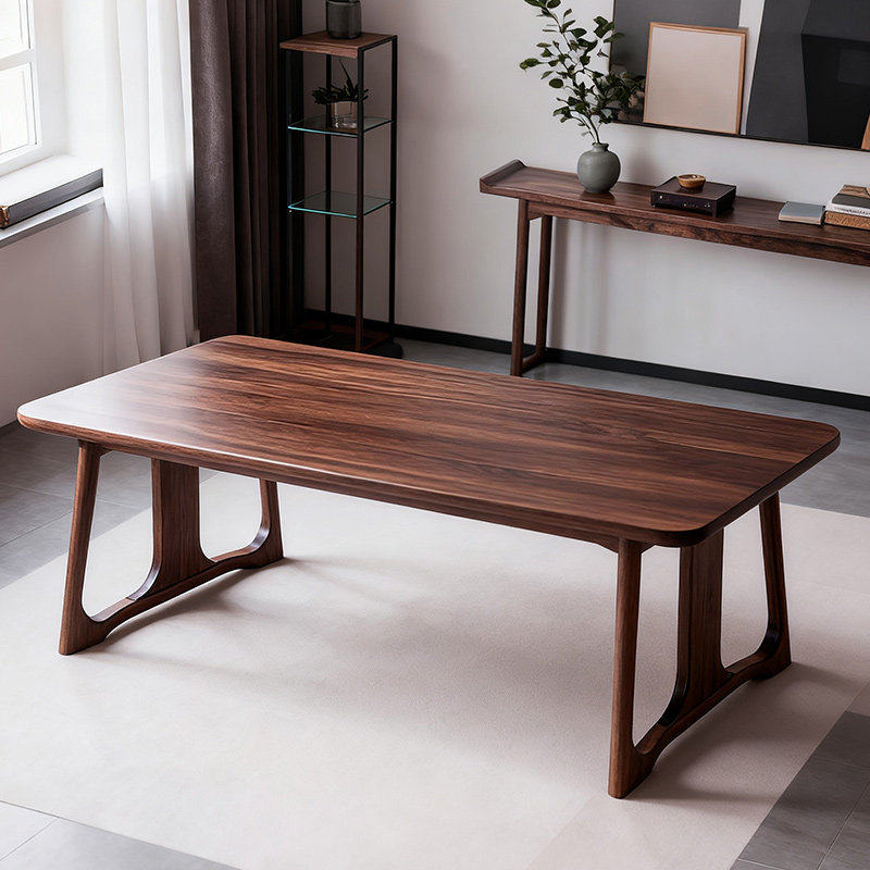 新中式北美黑胡桃木茶桌椅新款高端茶室茶台酒店会所接待家用新款,住宅家具,家用茶台/茶桌,淘宝优惠券,粉丝福利购,淘宝优惠卷