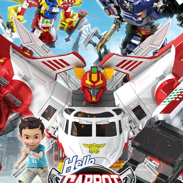 买奇酷咖宝车神六合体超级创建暴风重工战队变形机器人汽车模型玩