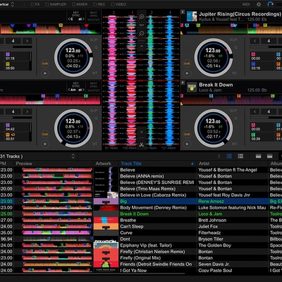 先锋DDJ-200 400 800 1000 FLX4 FLX6 FLX10打碟机rekordbox软件