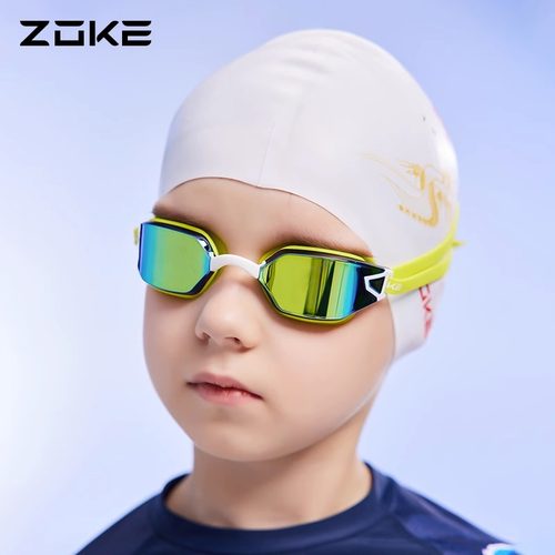 zoke高清防雾泳镜竞速