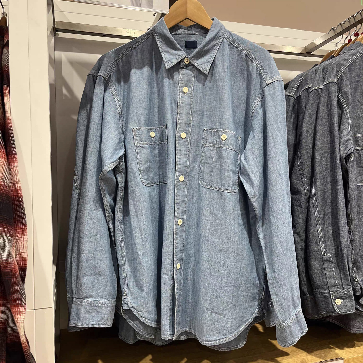 日单男装女装休闲宽松衬衫2026春季水洗产品长袖衬衣休闲479644,女装/女士精品,衬衫,淘宝优惠券,粉丝福利购,淘宝优惠卷