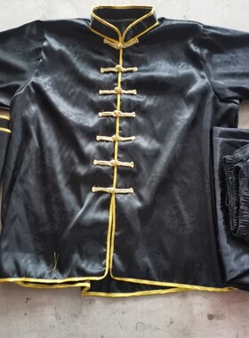 大二爷伯衣服黑白无常服饰定制