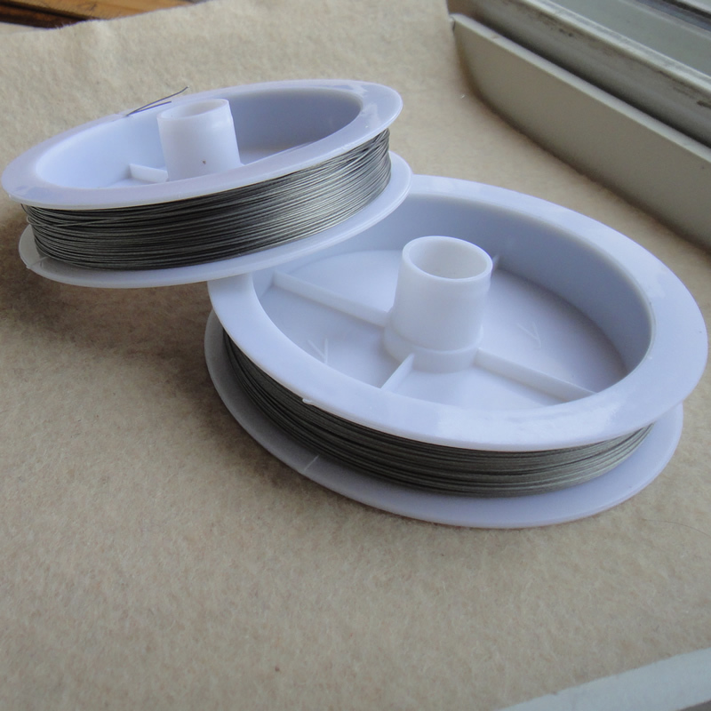 软钢丝线手链串珠引线DIY饰品红绳编织绳配件制作工具手工引线绳