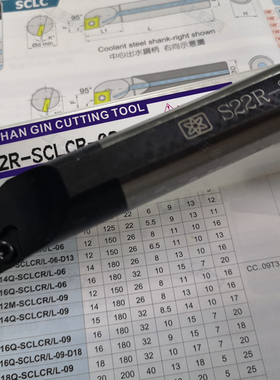 现货库存S22R-SCLCR-09原装台湾三井数控镗孔刀杆装CC09T3刀片